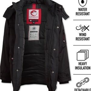 Boys Canada Weather Gear Heavyweight Parka Jacket
